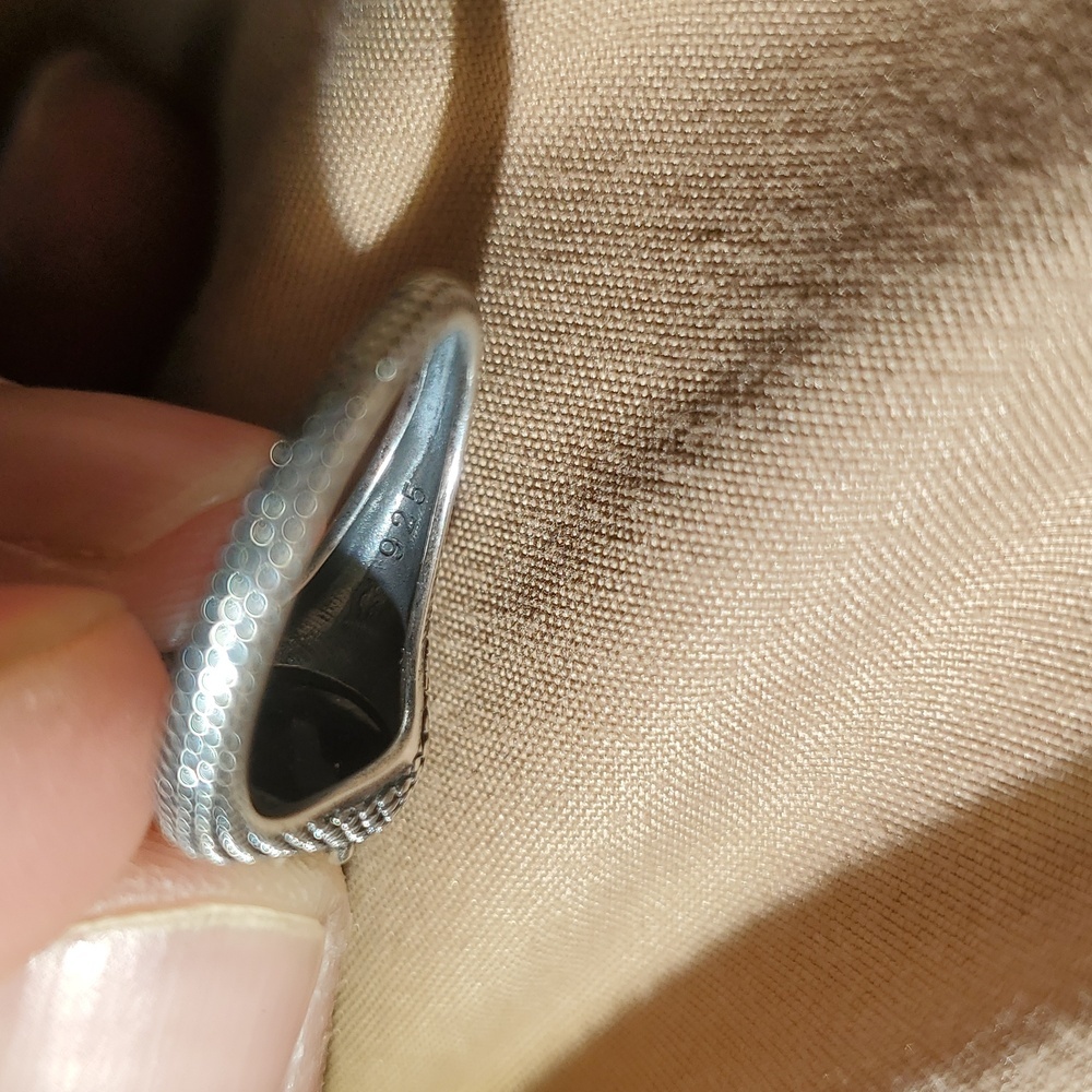 STERLING SILVER DRAGON RING - Picture 7 of 7